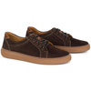 Buty męskie zamszowe skóra naturalna 7136DT brązowe