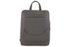 Kožený batoh / poštovní taška - Casual 2v1 - Grey