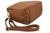 Pojemna torebka skórzana dwukomorowa - Brązowa jasna