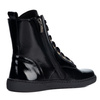 Buty damskie barefoot zimowe skórzane Olivier Liv 1303 ocieplane lakier czarne 