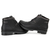 Buty męskie zimowe C15s czarne z szarym