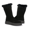 Pollonus dámské zateplené boty black velour 5-1570-008