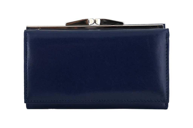 Dámská klasická kožená peněženka námořnická modrá