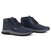 Pánské zimní kožené boty 119GT navy blue