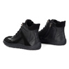 Buty damskie barefoot skórzane zimowe minimalistyczne 1294 czarne