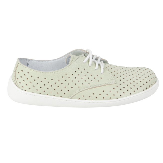 BAREFOOT Dámské minimalistické ažurové boty 1288POL zelené