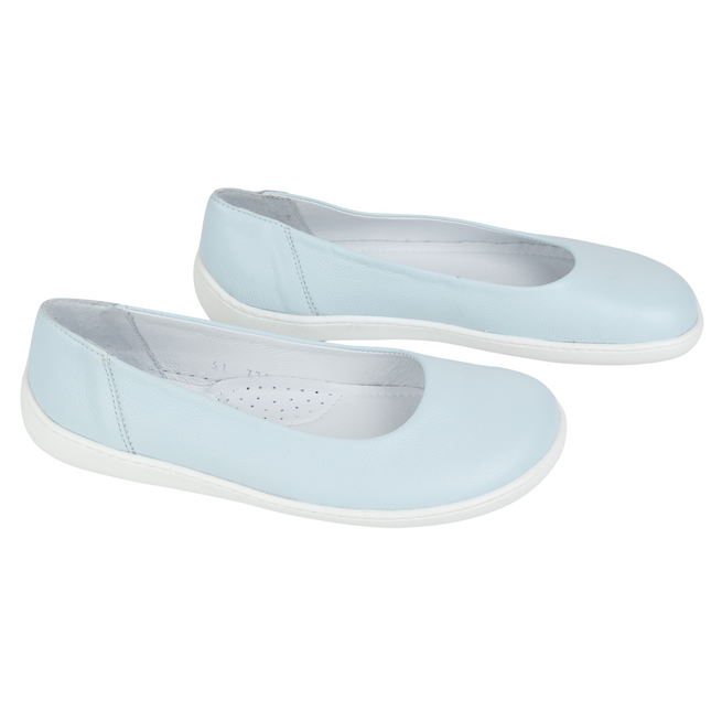 BAREFOOT Dámské minimalistické nazouvací lodičky 1771POL modrá