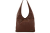 Módní taška se širokým uchem - hnědá