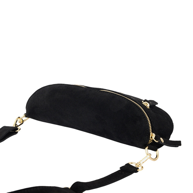 Dámská semišová ledvinka Barberinis - černá