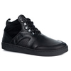 Barefoot zimowe buty skórzane unisex Explorer czarne