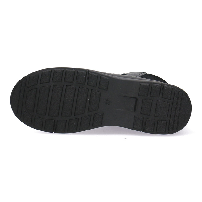 Pohodlné dámské kožené boty Polonus black verona 5-1459-003