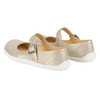 Olivier 1286 dámské barefoot baleríny - kožené boty s přezkou pro každodenní nošení a elegantní styling zlaté barvy