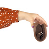 BAREFOOT minimalistická kožená obuv 0796W velur hnědá