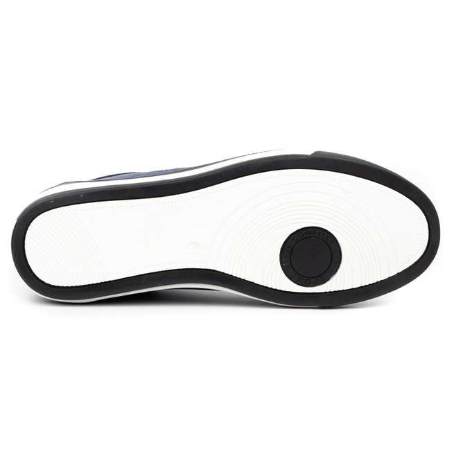 Buty męskie skórzane casual 2121/2 granatowe