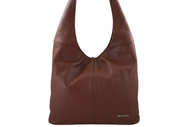 Módní taška se širokým uchem - hnědá