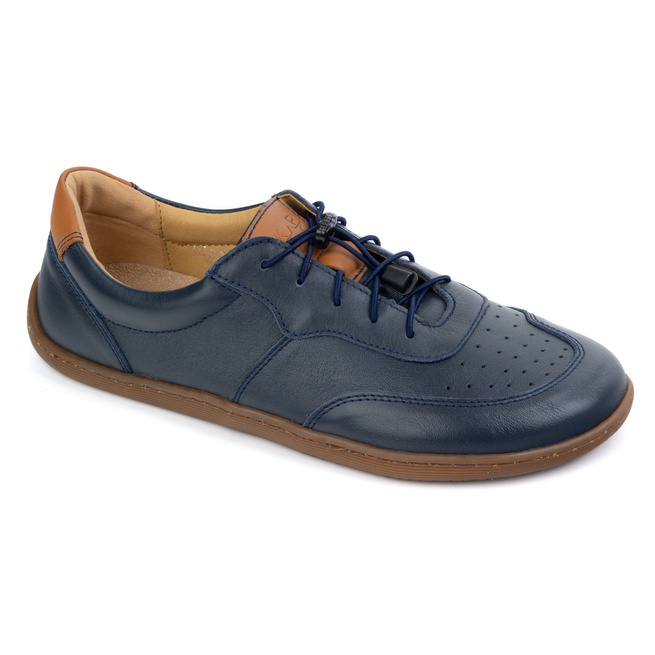 BAREFOOT minimalistická kožená obuv 500/54 navy blue