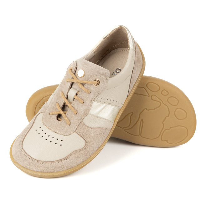 Dámské barefoot boty model 1773POL béžové tenisky