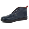 Pánské kožené boty Chukka KAMPOL 110/63 navy blue