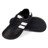Buty skórzane damskie JOKER BLACKORWHITE 908 czarne – minimalistyczne sneakersy od Olivier