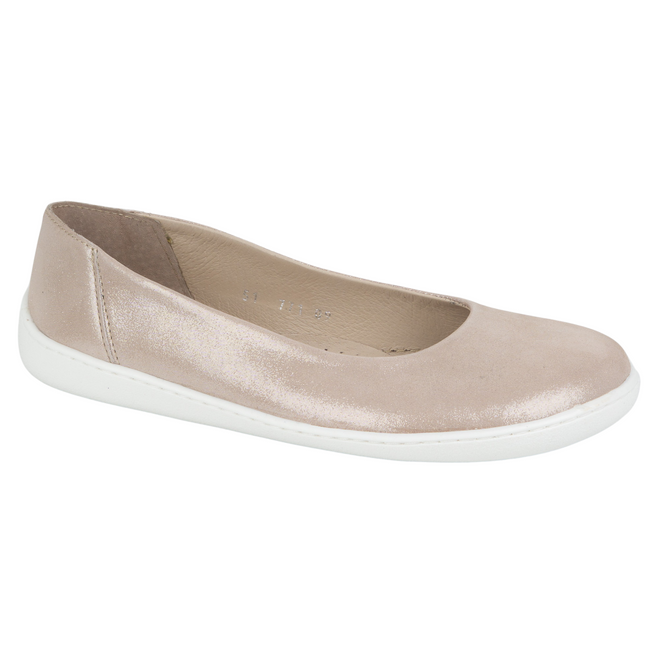 BAREFOOT Dámské minimalistické lodičky 1771POL pink satin