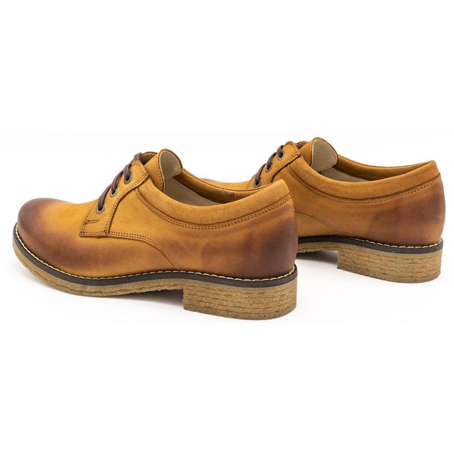 Dámské kožené boty kozačky 656B red