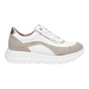 Pollonus dámské kožené polobotky white+beige 5-1721-004