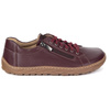 Dámská minimalistická kožená obuv barefoot model 1243/2 burgundy