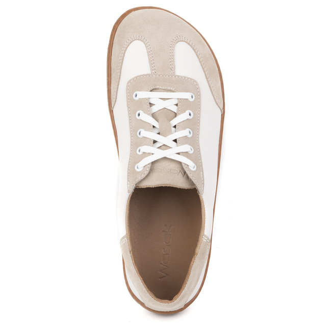 WASAK barefoot minimalistická kožená obuv 0744W bílá