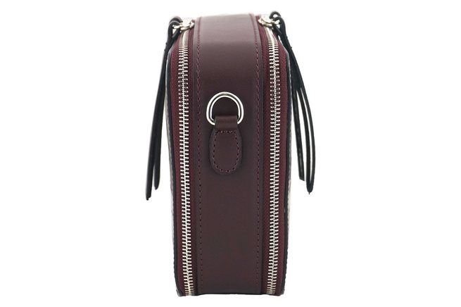 Listonoszka CROCO z szerokim paskiem - Beżowa ciemna