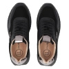 Skórzane sneakersy Filippo  DP7405/25 BK czarne