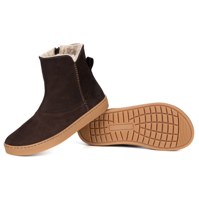 WASAK 0802W hnědá barefoot minimalistická kožená obuv