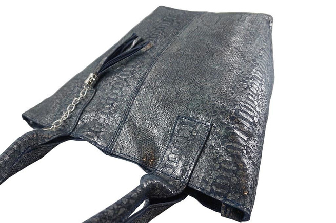 Modna torba damska - worek - Bordowy