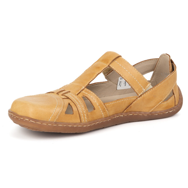 Dámské boty BAREFOOT Ultralight Olivier 1285 Polobotky na suchý zip červené