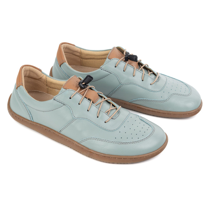 BAREFOOT minimalistyczne buty skórzane 500/24 pistacja