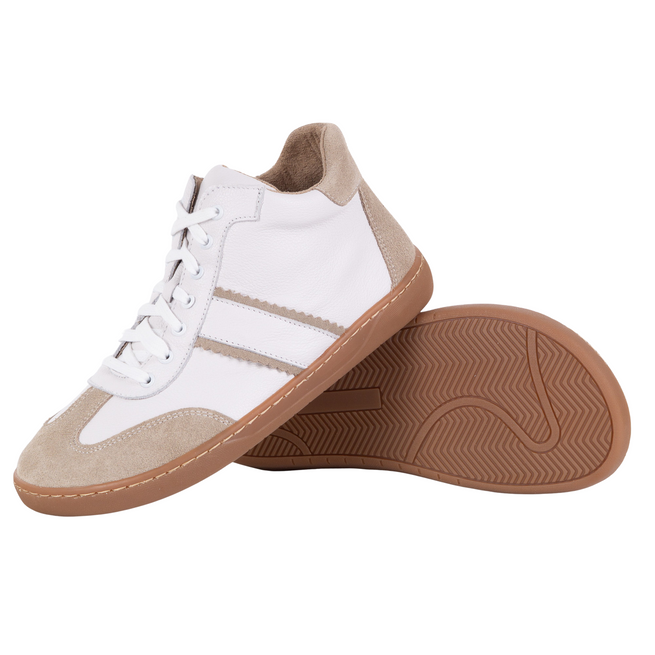Buty barefoot minimalistyczne skórzane WASAK 0802W białe