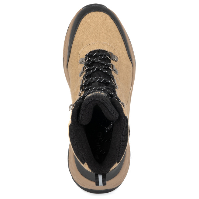 Pánská trekingová zimní kotníková obuv vysoká Filippo MTR6653/24 béžová