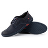 Pánská kožená obuv na běžné nošení 302GT navy blue