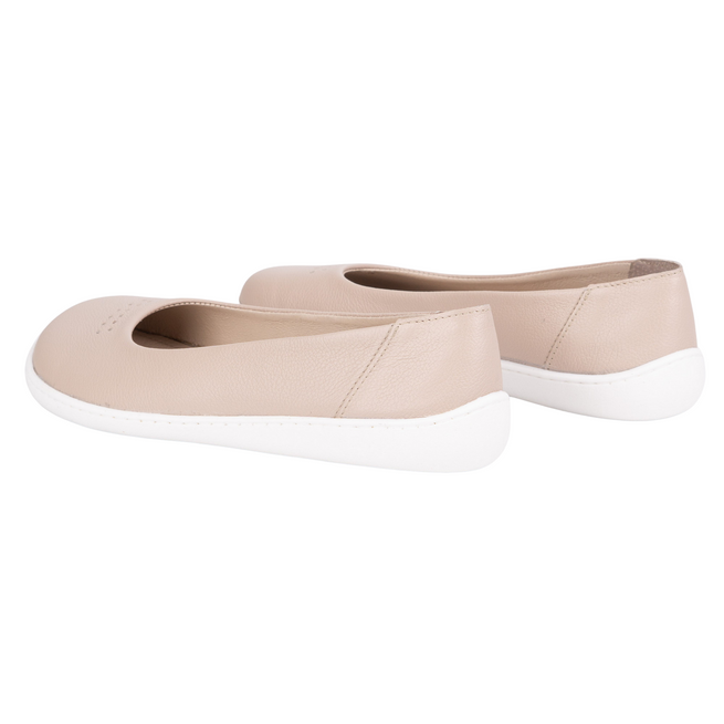 BAREFOOT Dámské minimalistické nazouvací lodičky 1771POL MINI beige