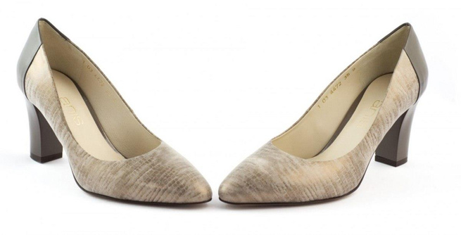 Anis 4472 béžové lodičky