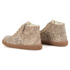 Dámské minimalistické barefoot zimní kožené boty 1293 béžové s etnickými vzory