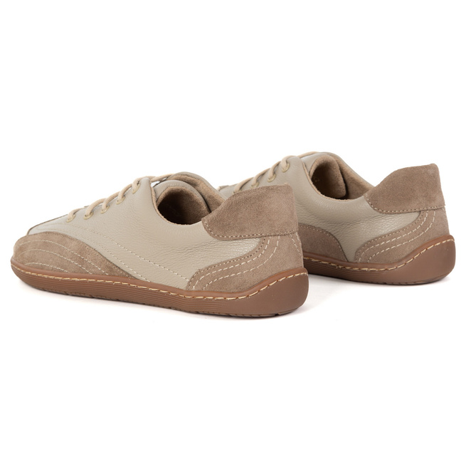 Półbuty barefoot damskie skórzane Wasak 0800W cappuccino