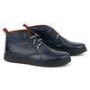 Pánské kožené boty Chukka KAMPOL 110/63 navy blue