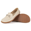 Dámské minimalistické kožené mokasíny Barefoot 1288AR beige