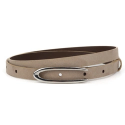 Elegancki pasek damski zamszowy D129.15 - stylowy dodatek do każdej stylizacji