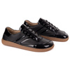 Sneakersy barefoot damskie Kaia Olivier – anatomiczne buty skórzane czarny floter z lakierem