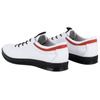 Buty męskie skórzane casual K23 białe z czarnym