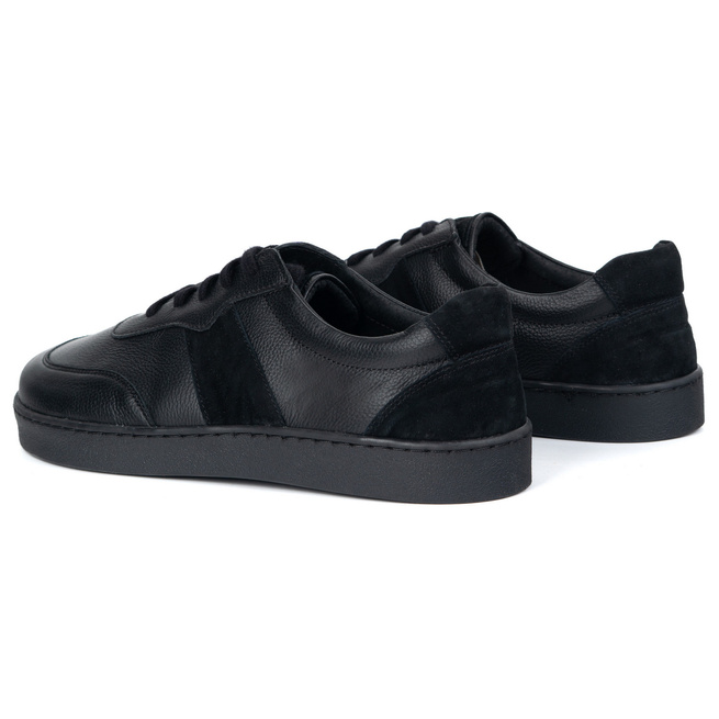 Polskie buty męskie barefoot 0549 czarne