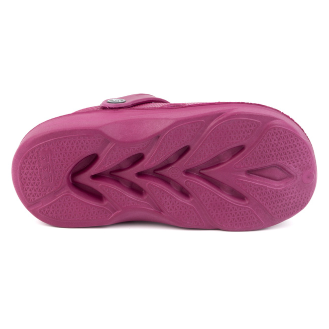 Pantofle lehké pěnové dřeváky do bazénu fuchsiová