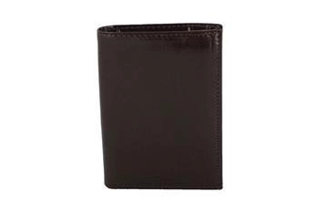 Klasyczny męski skórzany portfel - Brązowy ciemny