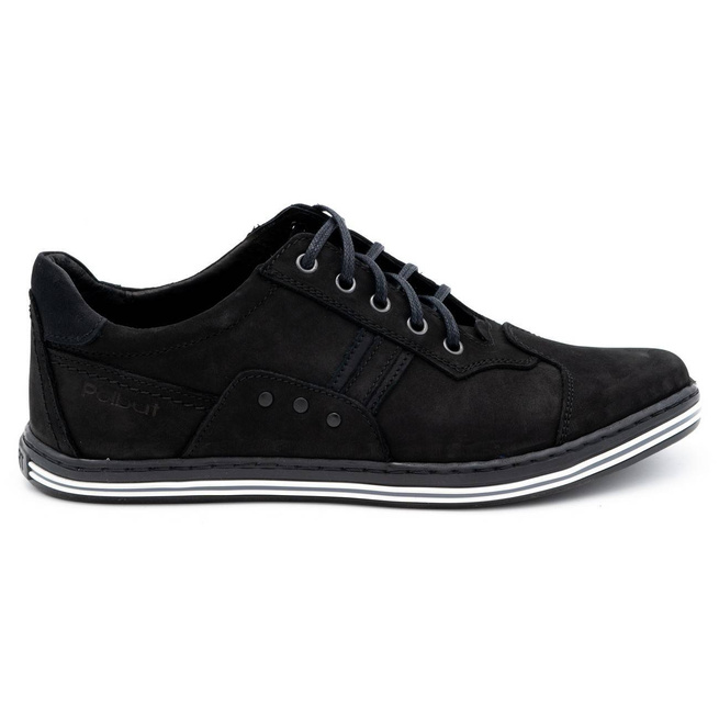 Pánská volnočasová obuv 1801 black nubuck